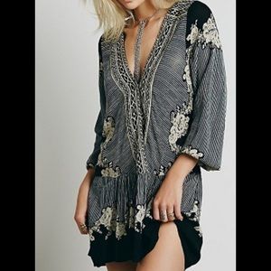 Free People Floral Tunic